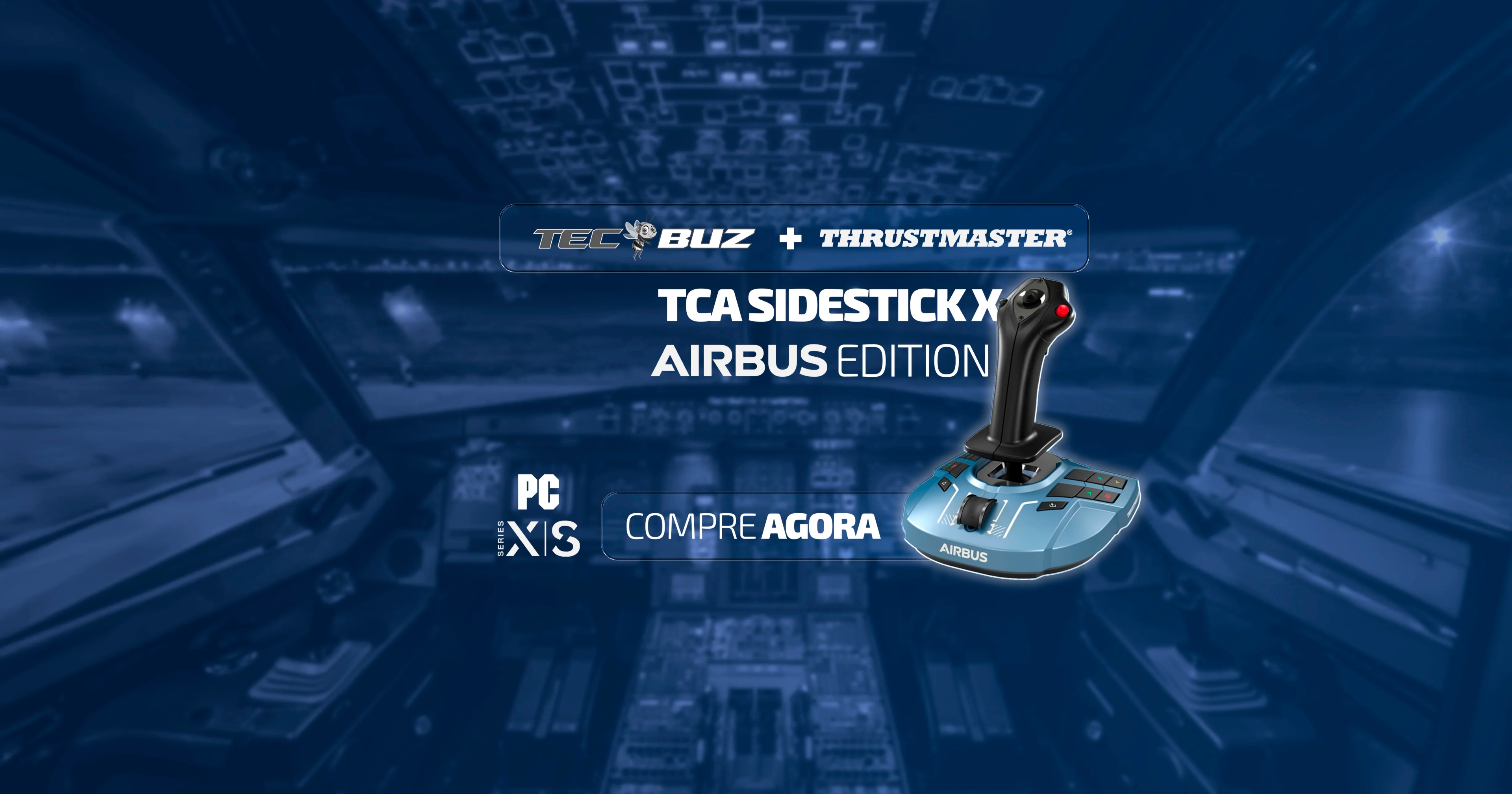 Sidestick Thrustmaster TCA X Airbus Edition, Xbox / PC