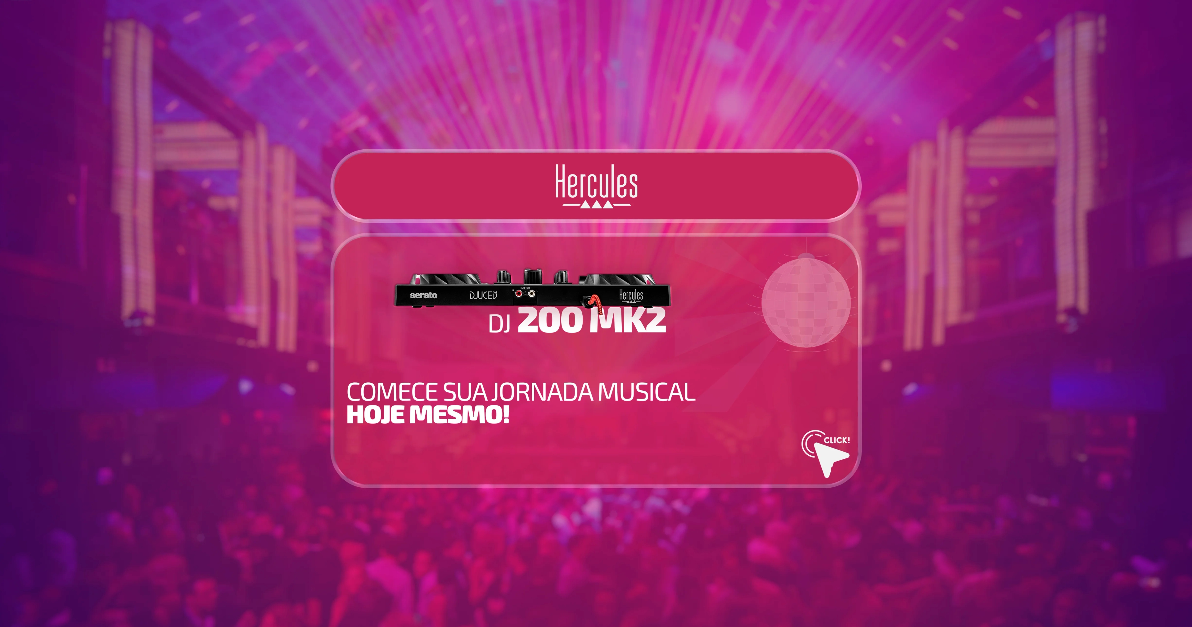 Controladora de DJ Hercules 200 MK2