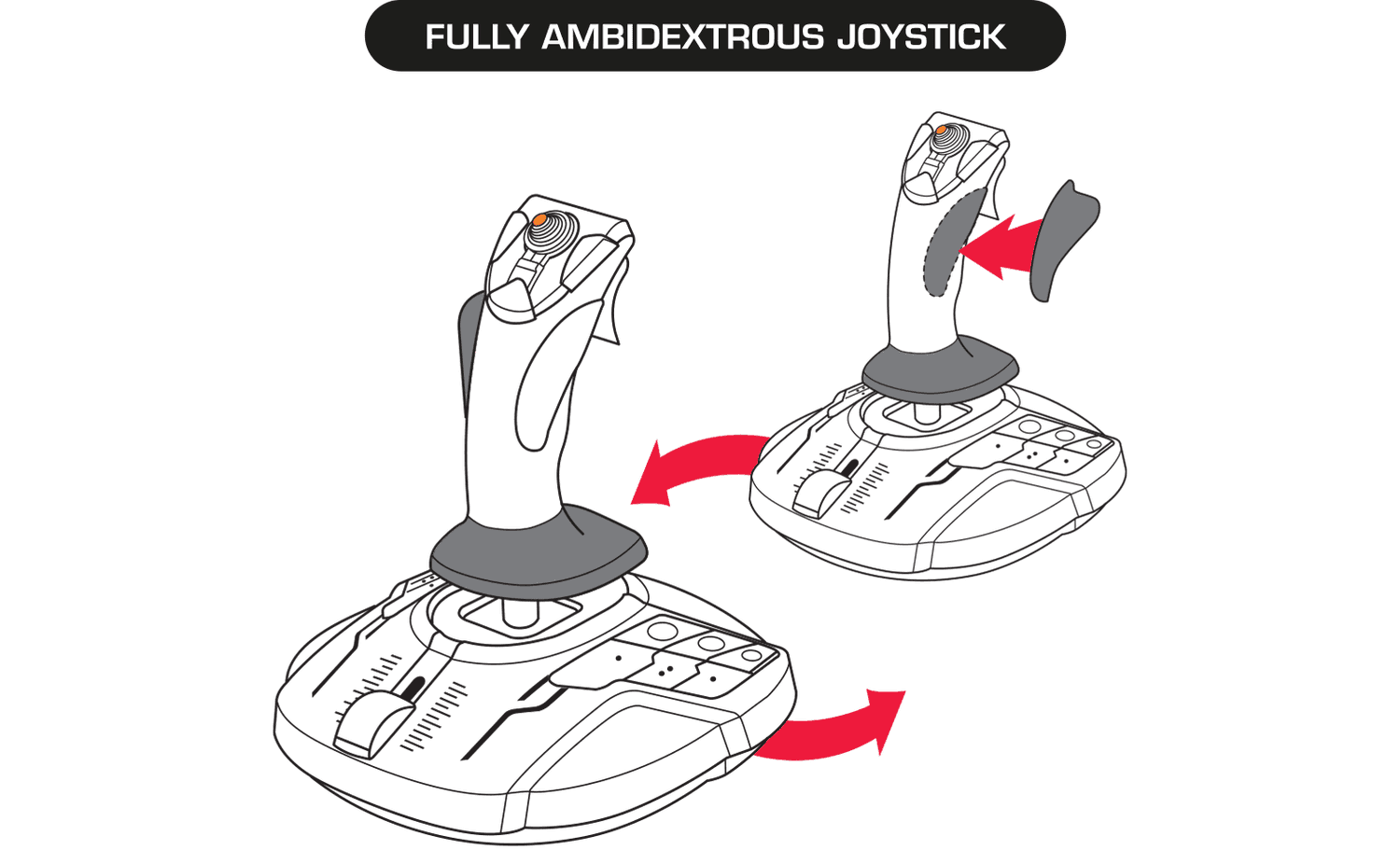 Joystick Thrustmaster T.16000M FCS Hotas - 16 botões, 4 eixos, tecnologia H.E.A.R.T - Preto (Imagem 6)