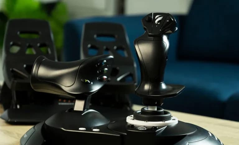 Kit Thrustmaster - T.Flight Full Kit X - Joystick + Manete + Pedais - Preto (Imagem 1)