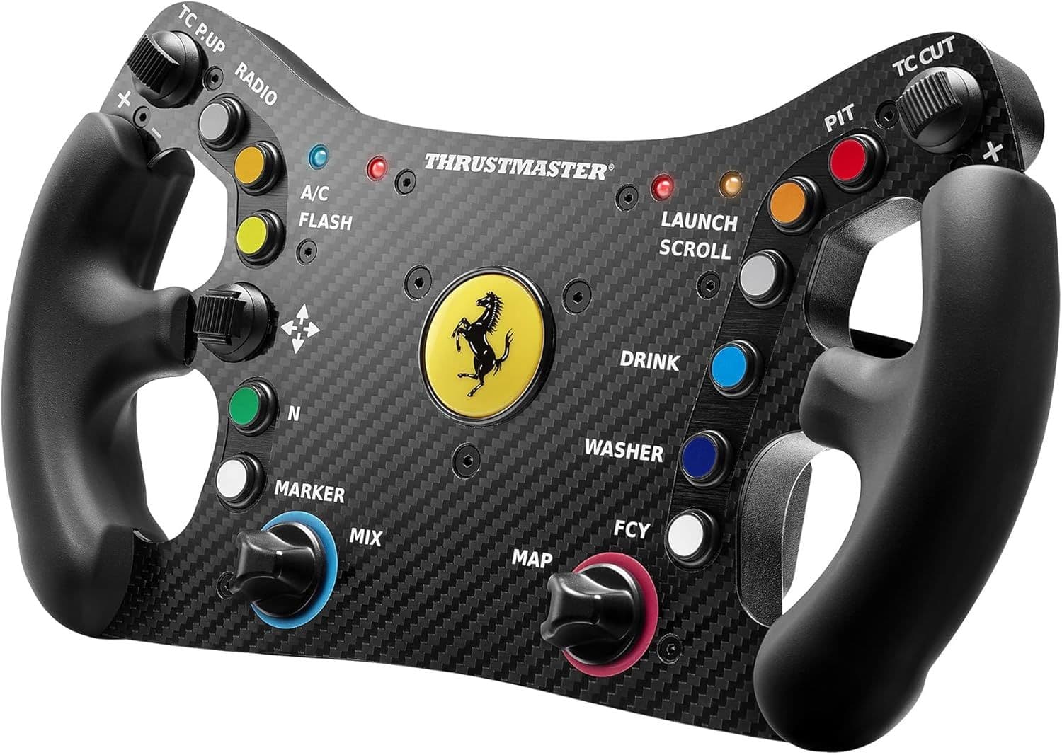 Racing Add-on Thrustmaster 488 Ferrari GT3 Add-on - Volante esportivo em couro inspirado na Ferrari 488 GT3 (Imagem 1)