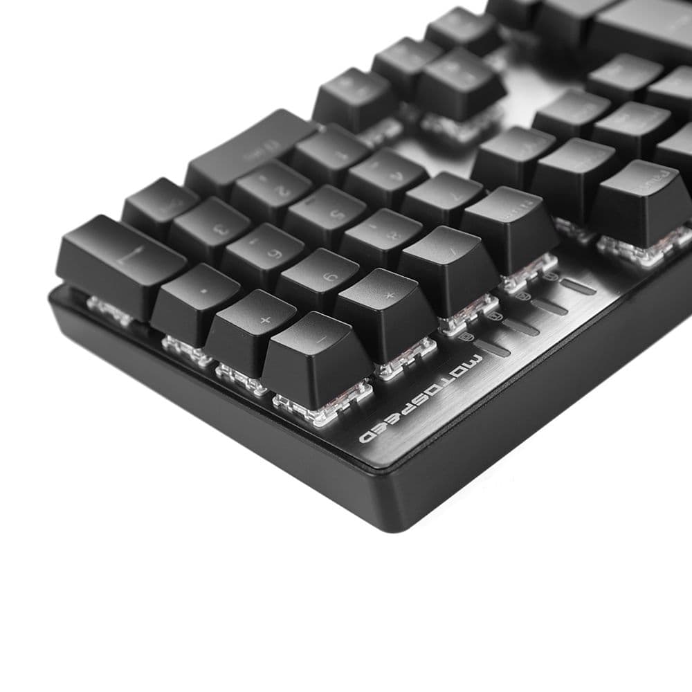 Motospeed CK104 - Preto, Switch Blue - ABNT2 - RGB (Imagem 4)