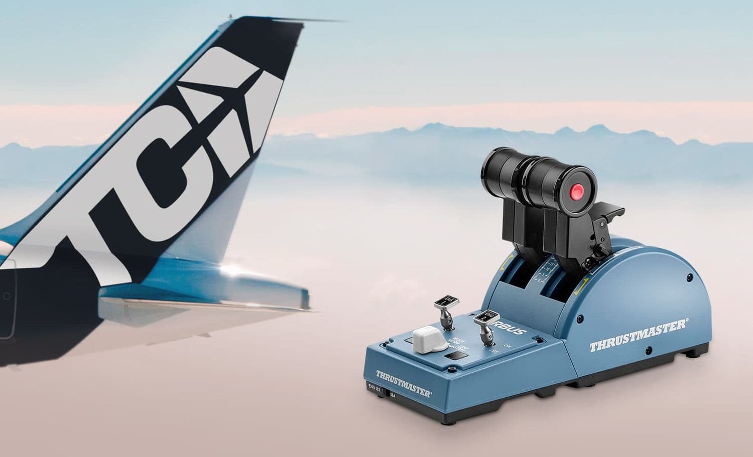 Acessório de Flight Thrustmaster - TCA Quadrant Airbus Edition - Quadrante de potência com 2 manetes (Imagem 1)