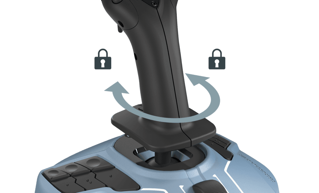 Kit Flight Thrustmaster TCA Officer Pack - Airbus Edition - Joystick + Quadrante (Imagem 5)