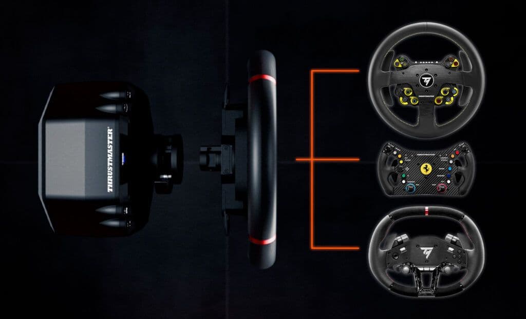 Kit T598 Thrustmaster - Volante Force Feedback + Pedais - PC + Playstation (Imagem 6)