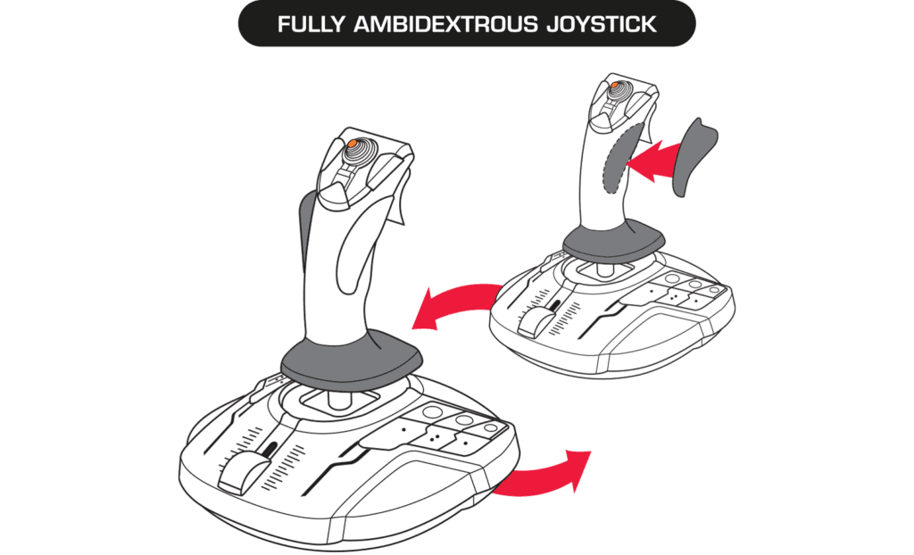 Joystick Thrustmaster T.16000M - 16 botões, 4 eixos, tecnologia H.E.A.R.T - Preto (Imagem 4)