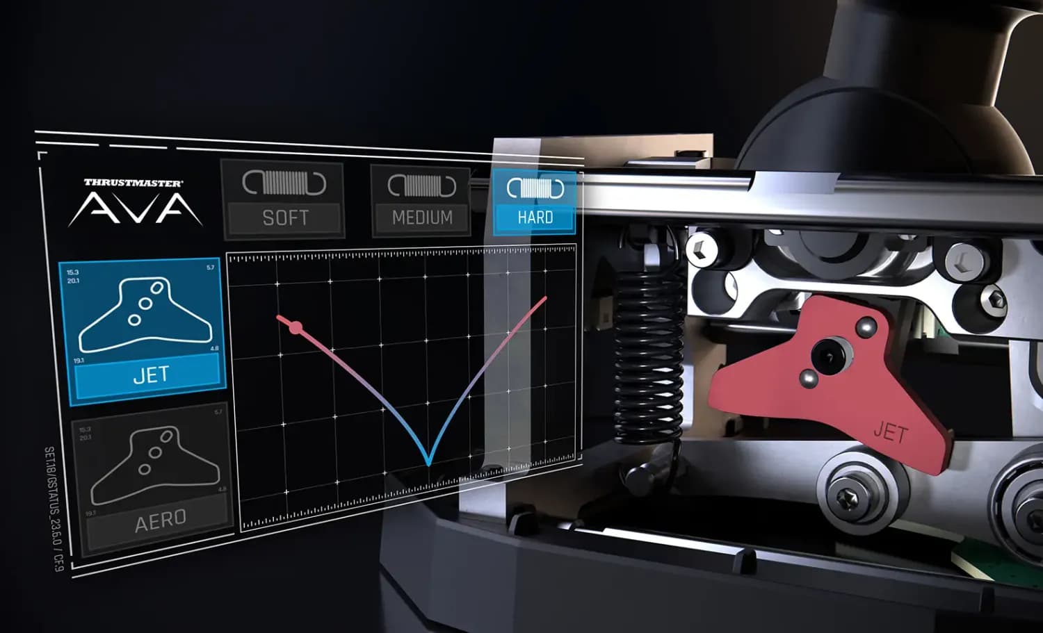 Acessório Flight Thrustmaster AVA Base -Base de joystick modular com tecnologia magnético (Imagem 4)
