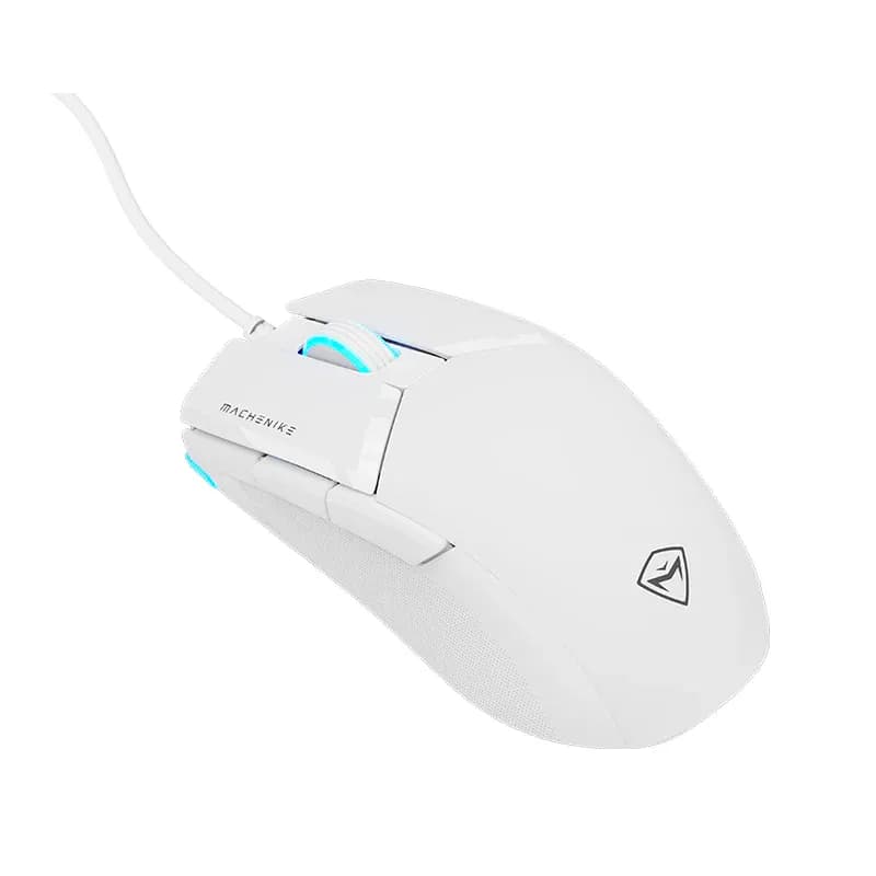 Mouse Gamer Machenike M7 PRO - Chipset A825 - 12.800 DPI - RGB - Branco (Imagem 3)