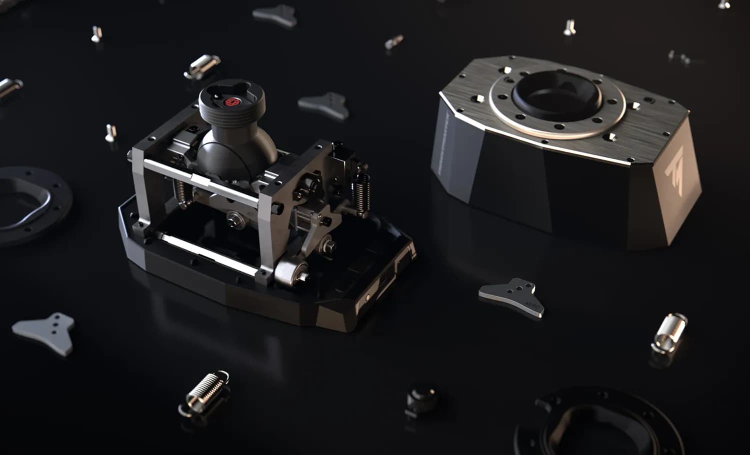 Acessório Flight Thrustmaster AVA Desktop Plate - Suporte metálico para base AVA (Imagem 3)