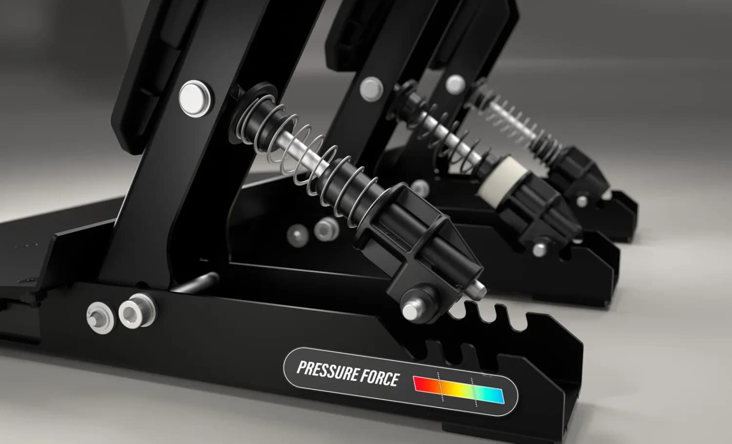 Kit Pedais Racing Thrustmaster Raceline Pedals III - 3 pedais ajustáveis com tecnologia magnética - PC + Xbox + PS5 (Imagem 2)