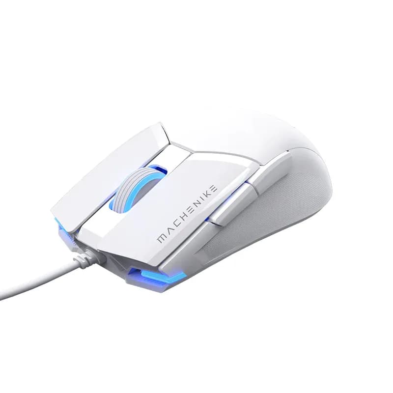 Mouse Gamer Machenike M7 PRO - Chipset A825 - 12.800 DPI - RGB - Branco (Imagem 2)