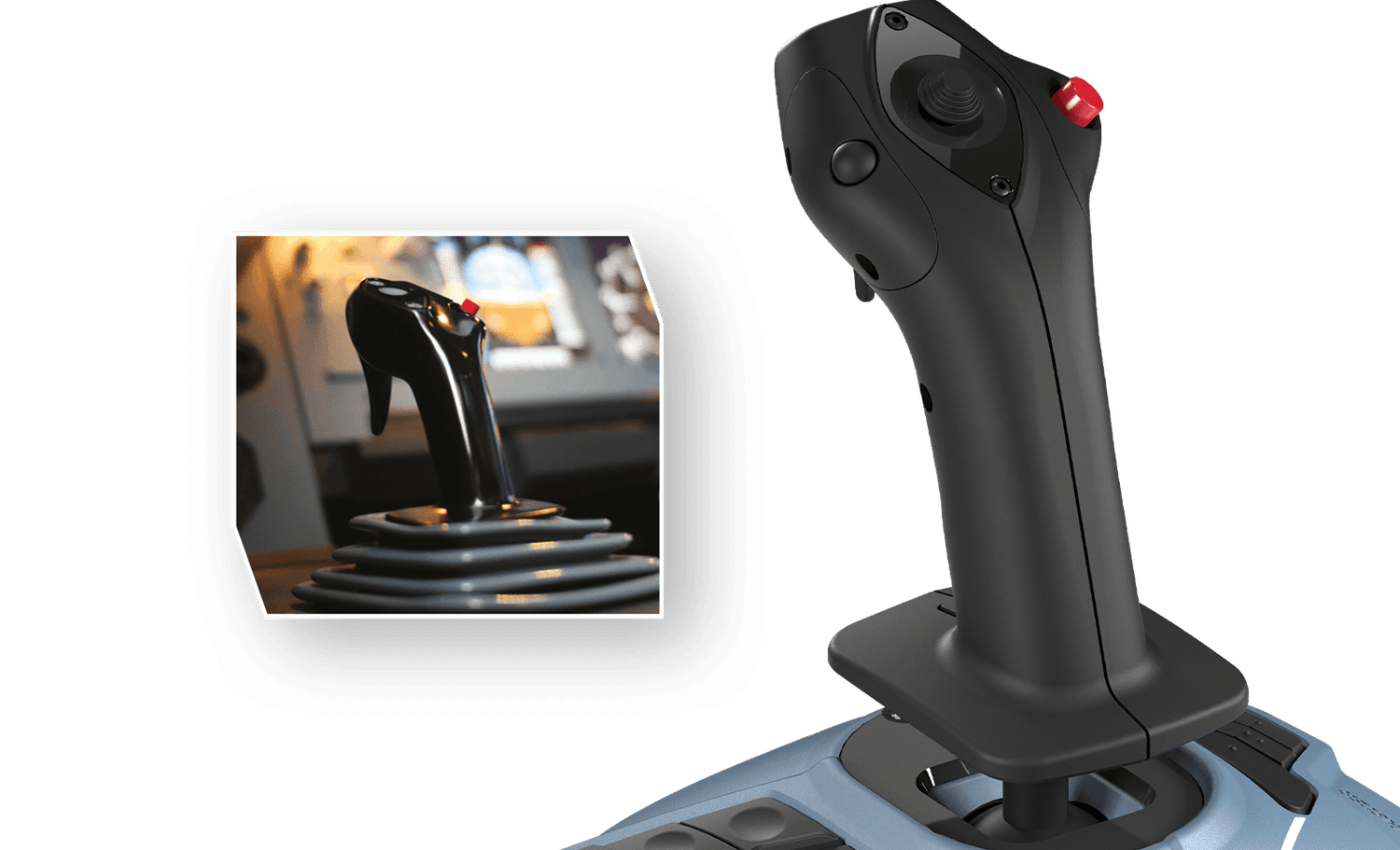 Kit Flight Thrustmaster TCA Officer Pack - Airbus Edition - Joystick + Quadrante (Imagem 2)