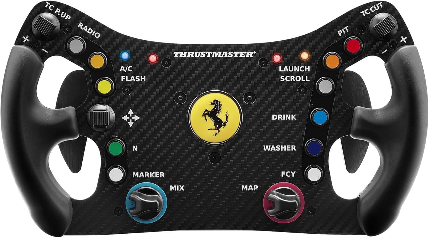 Racing Add-on Thrustmaster 488 Ferrari GT3 Add-on - Volante esportivo em couro inspirado na Ferrari 488 GT3 (Imagem 3)