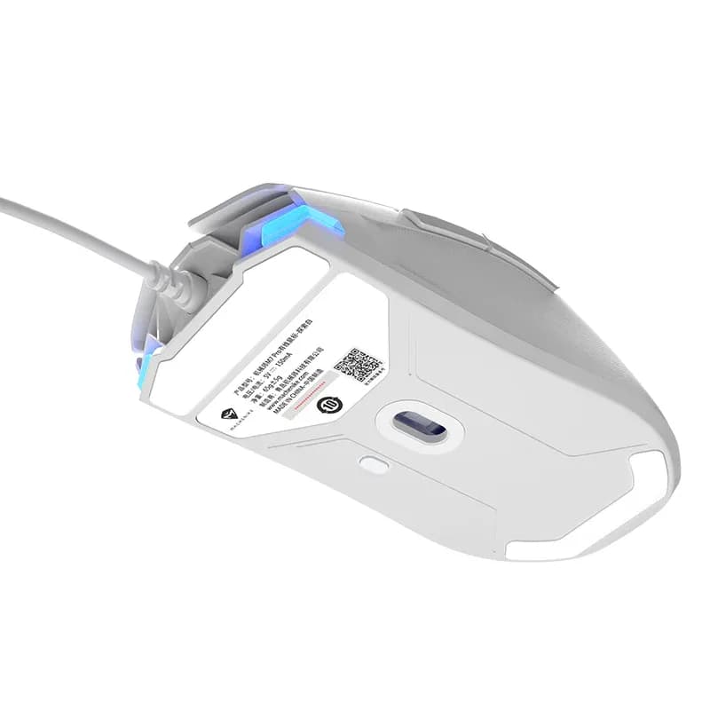 Mouse Gamer Machenike M7 PRO - Chipset A825 - 12.800 DPI - RGB - Branco (Imagem 5)